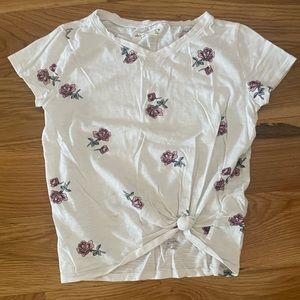 A cute t shirt with rose prints from Abercrombie Kids